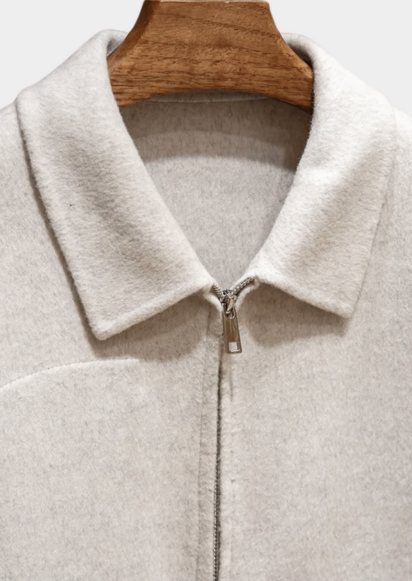 SANTONI COTTON BOMBER JACKET